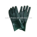 sandy finished PVC coated gloves